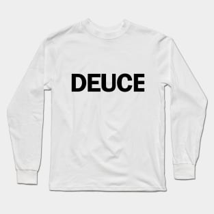 Deuce tennis lovers Long Sleeve T-Shirt